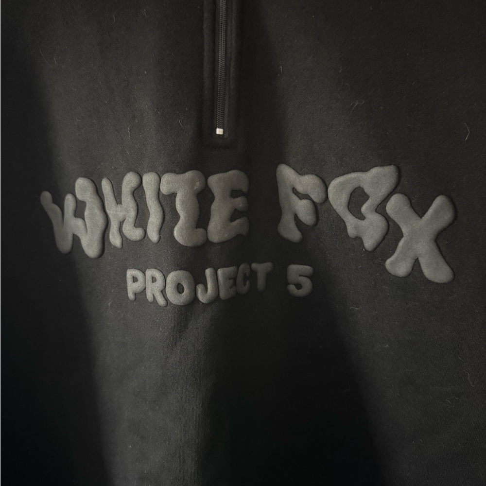 White Fox Quarter Zip Sweatshirt - Picture 2 of 6